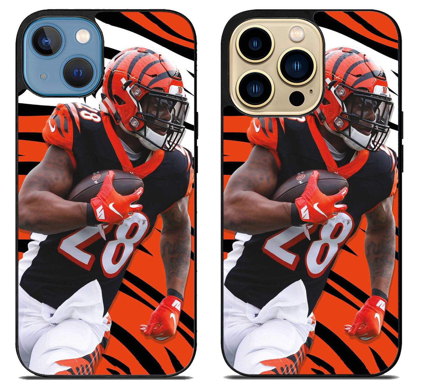 Joe Mixon Cincinnati Bengals Style iPhone 14 | 14 Plus | 14 Pro | 14 Pro Max Case