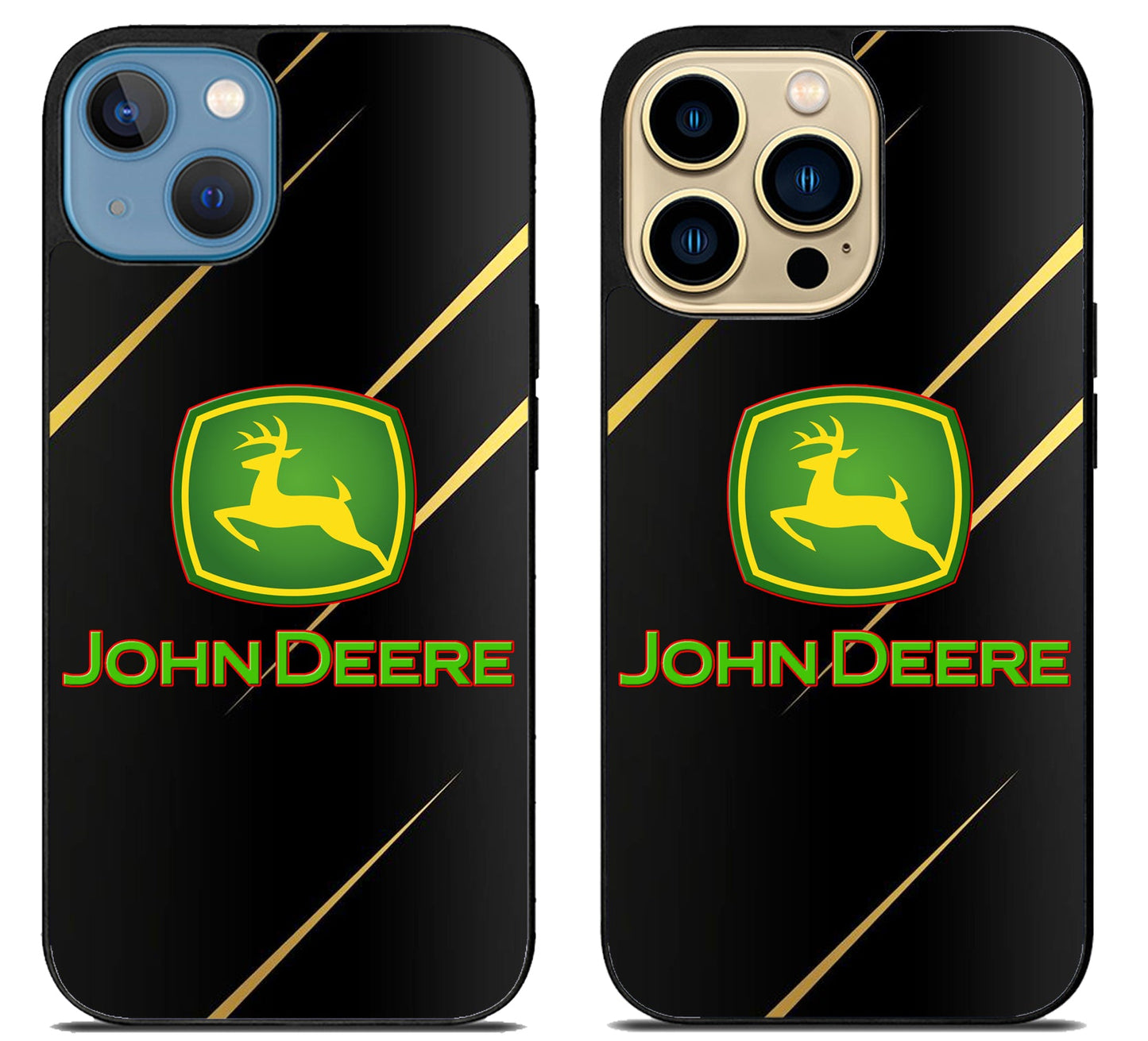 John Deere Black Metallic iPhone 14 | 14 Plus | 14 Pro | 14 Pro Max Case