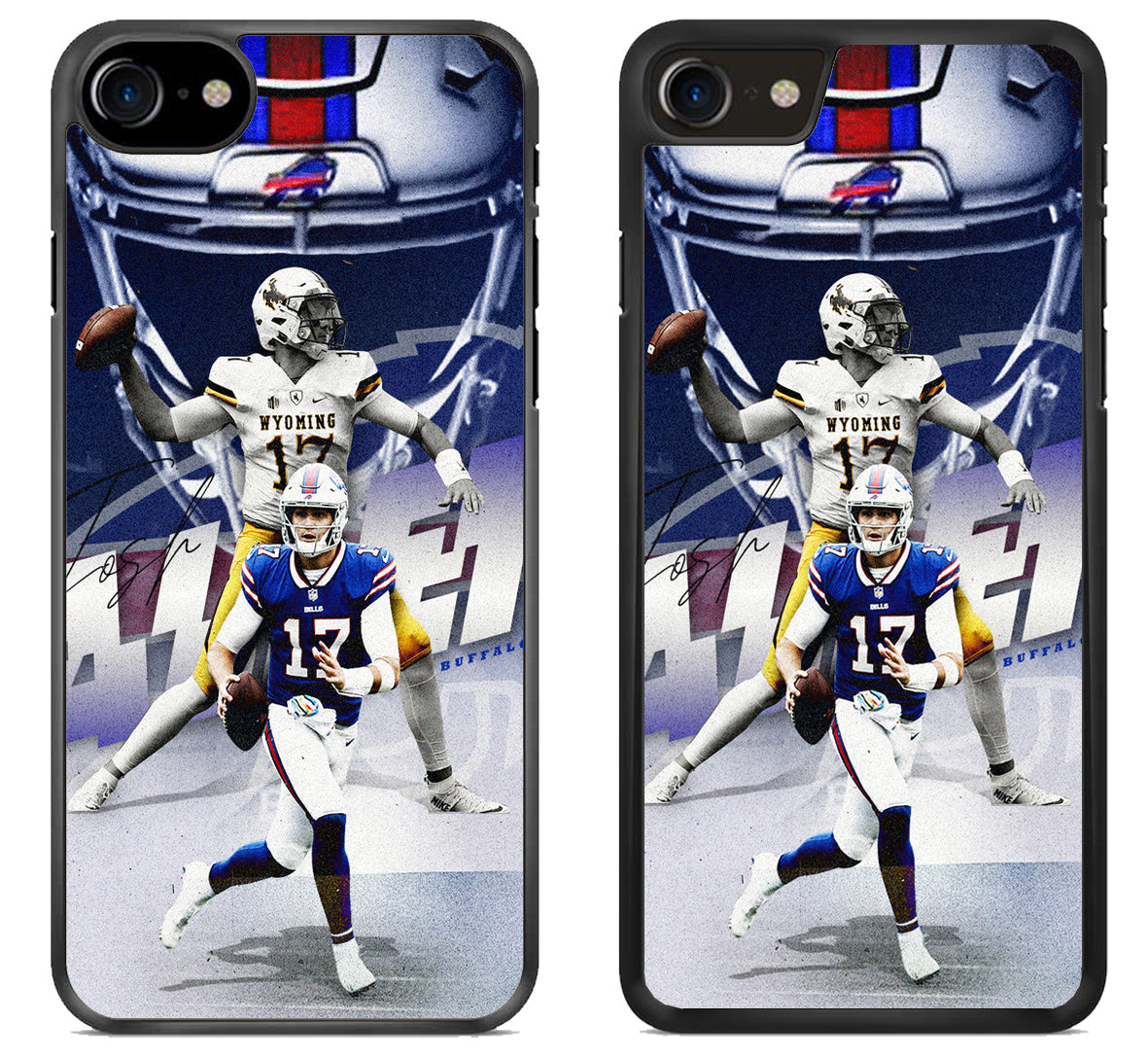 Josh Allen Buffalo Bills Background iPhone SE 2020 | iPhone SE 2022 Case