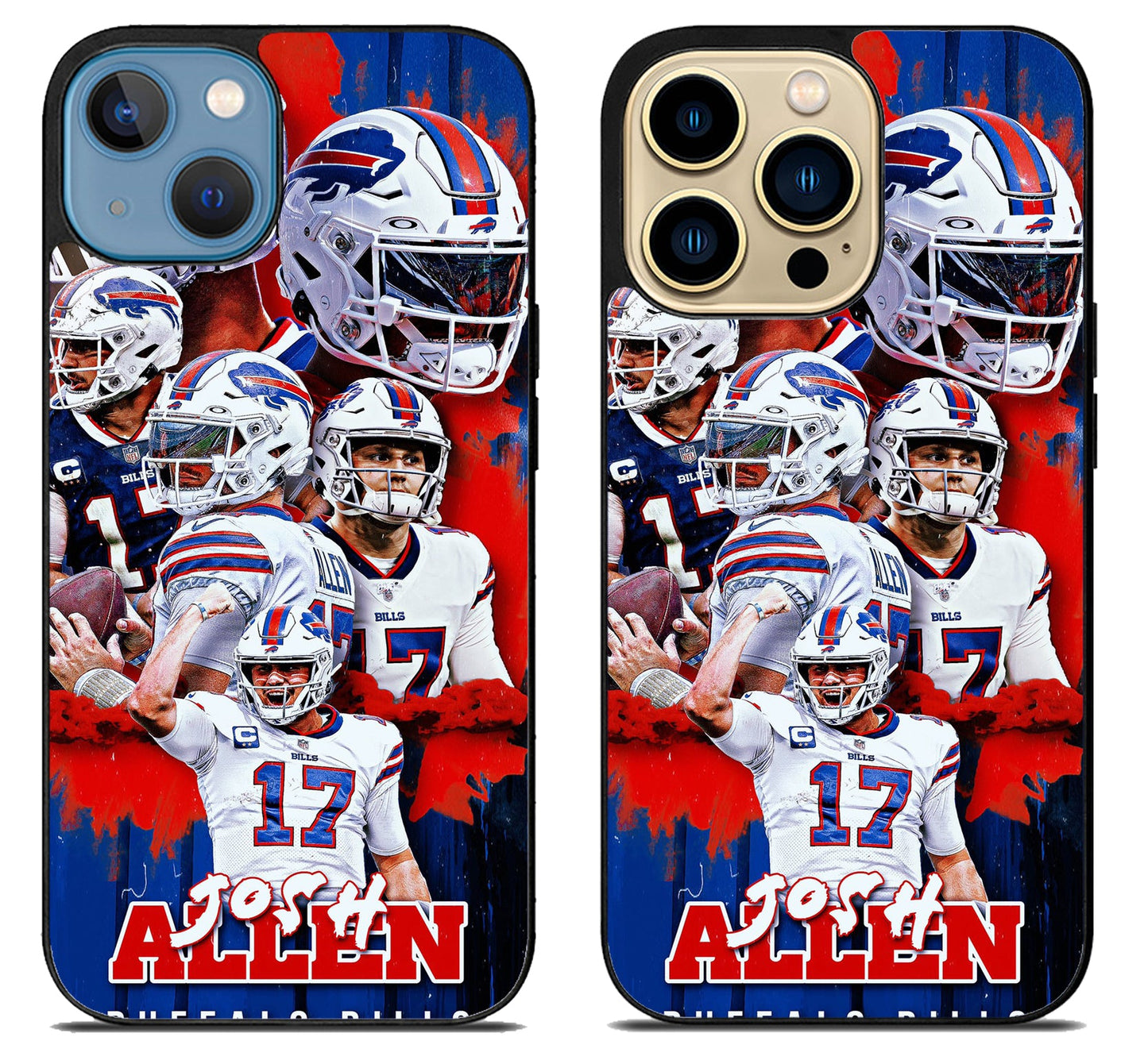 Josh Allen Buffalo Bills Collage iPhone 14 | 14 Plus | 14 Pro | 14 Pro Max Case