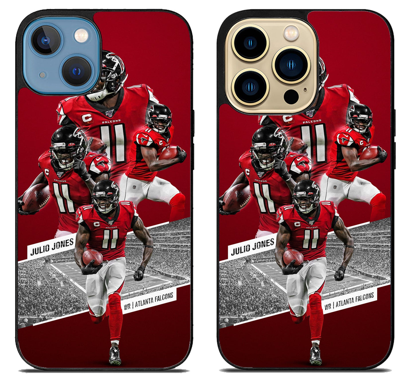 Julio Jones Collage Atlanta Falcons iPhone 14 | 14 Plus | 14 Pro | 14 Pro Max Case