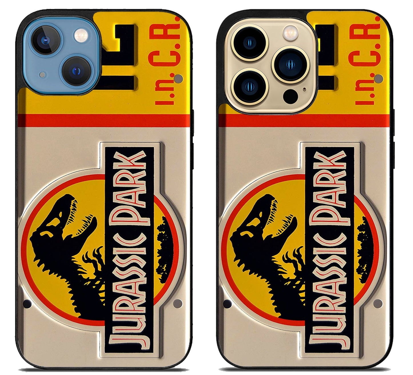 Jurassic Park License Plate 12 iPhone 14 | 14 Plus | 14 Pro | 14 Pro Max Case