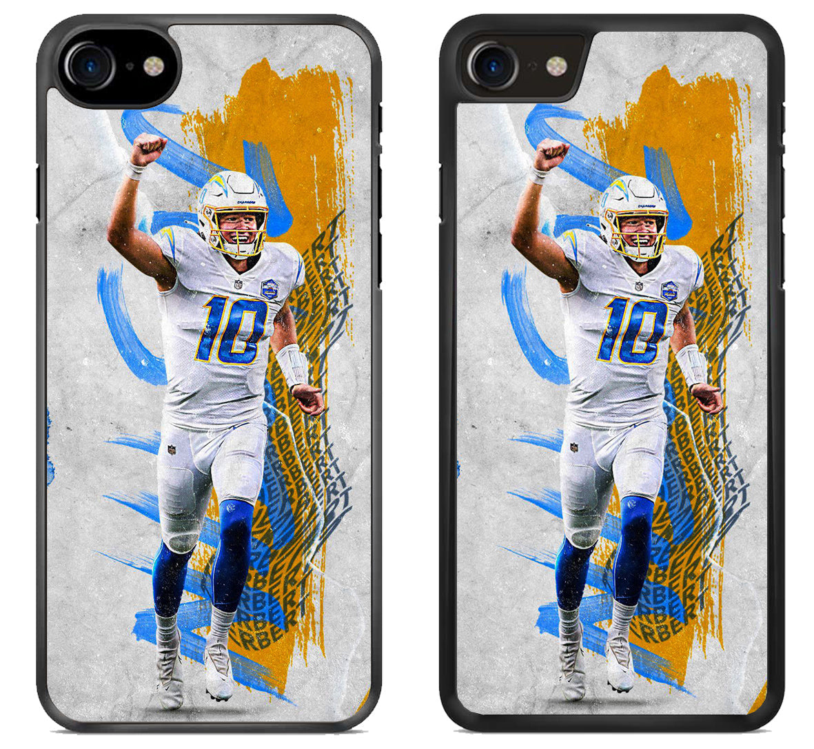Justin Herbert Los Angeles Charger Celebrate iPhone SE 2020 | iPhone SE 2022 Case