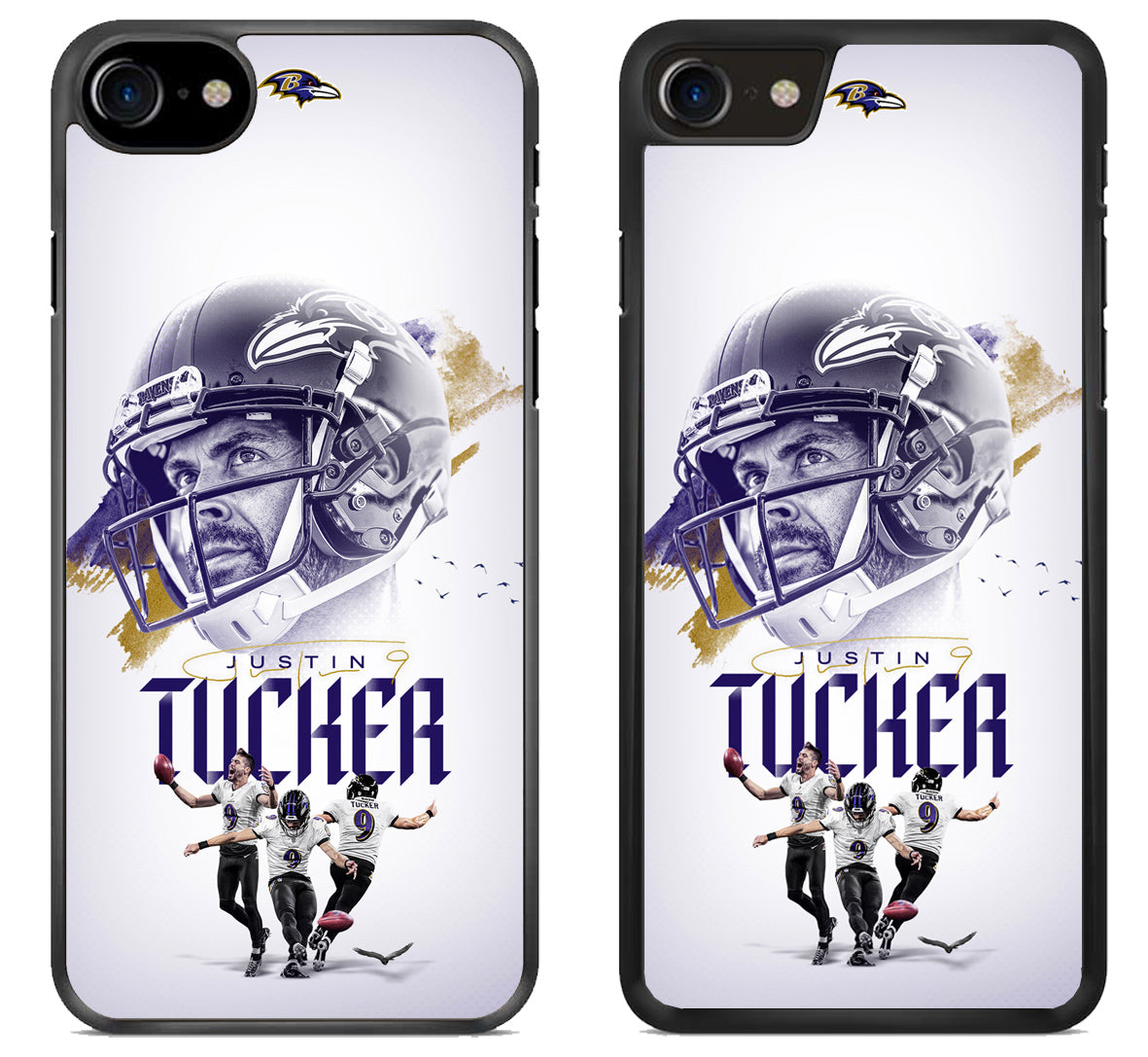 Justin Tucker Baltimore Ravens Collage iPhone SE 2020 | iPhone SE 2022 Case