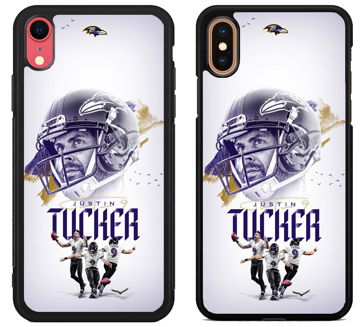 Justin Tucker Baltimore Ravens Collage iPhone X | Xs | Xr | Xs Max Case