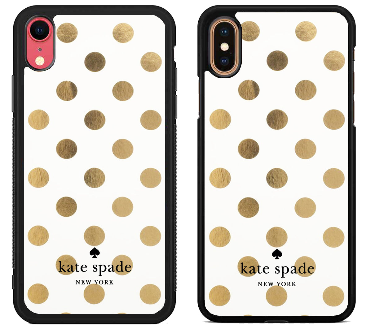 Kate Spade Gold Polkadot iPhone X | Xs | Xr | Xs Max Case