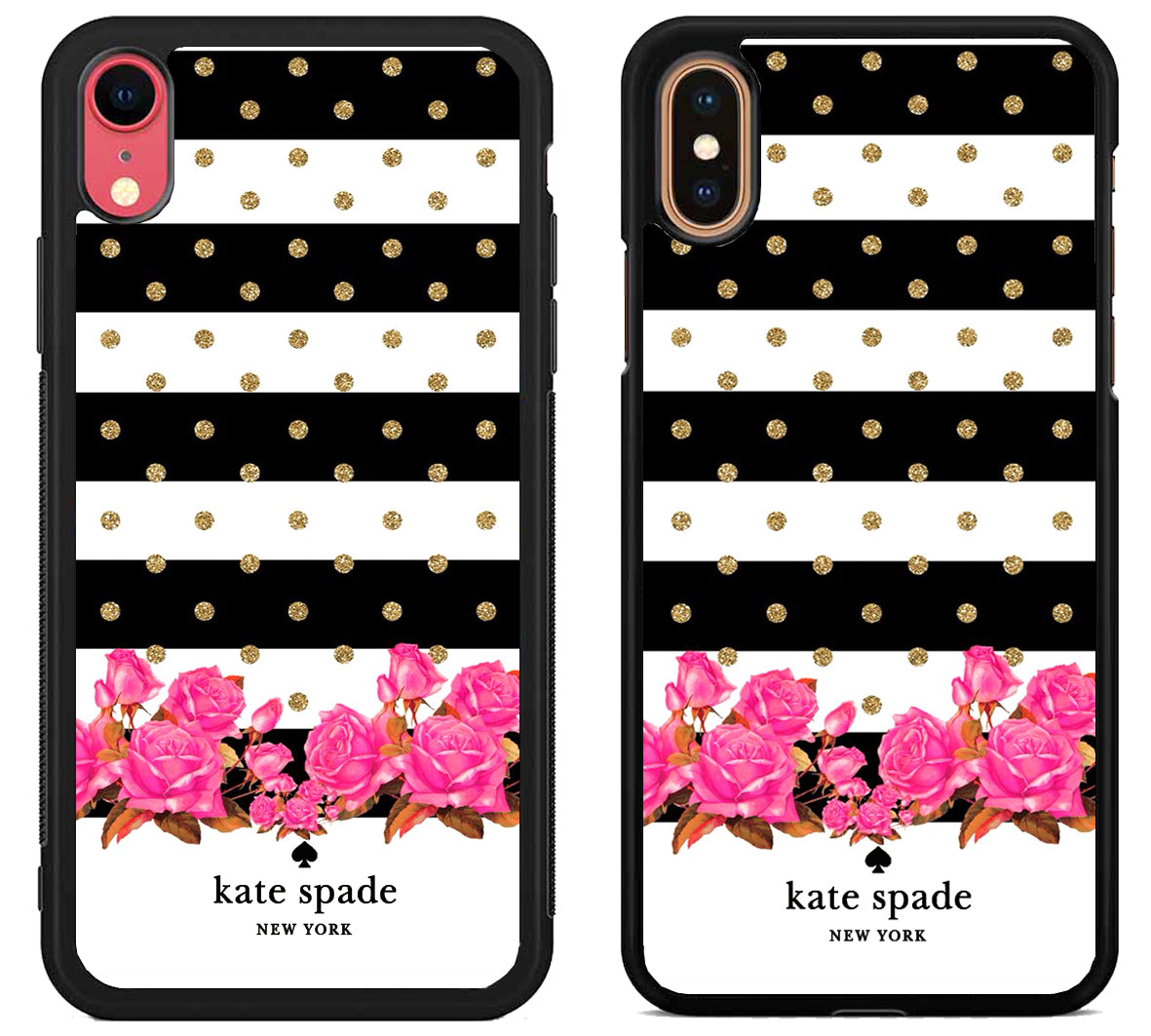 Kate Spade Inspired Beauty Striped iPhone X | Xs | Xr | Xs Max Case