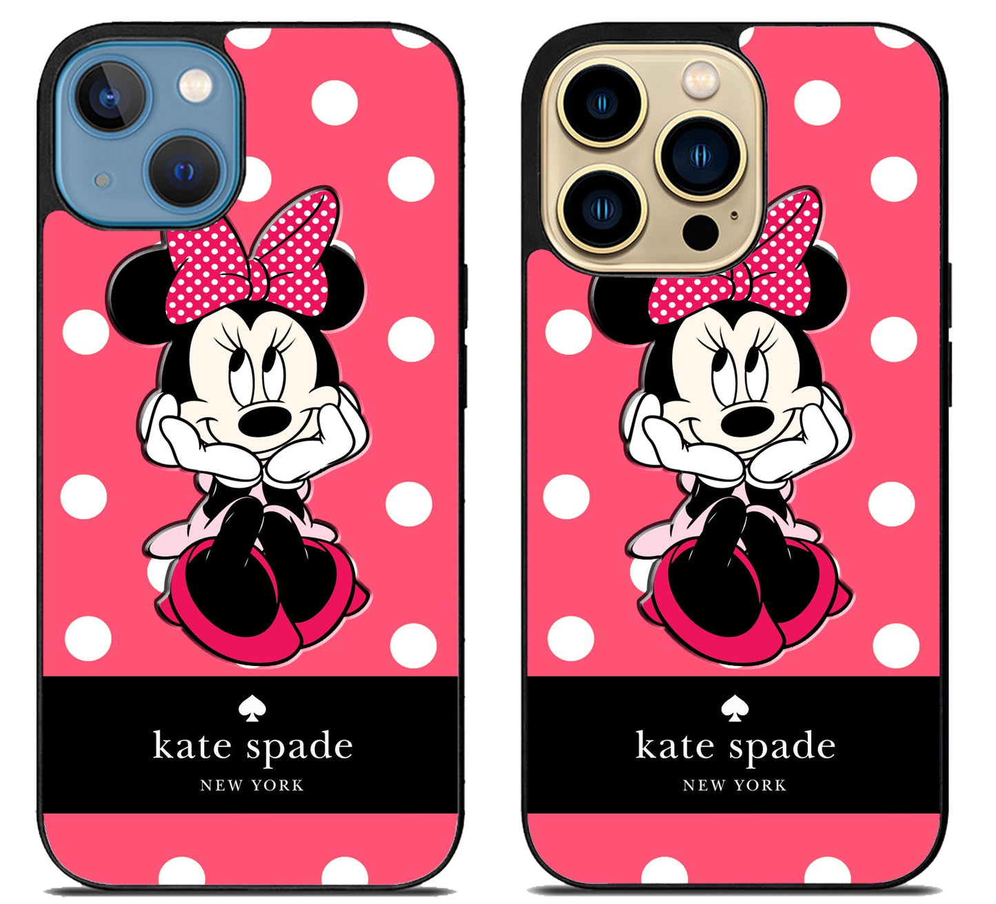 Kate Spade Pink Minnie mouse iPhone 14 | 14 Plus | 14 Pro | 14 Pro Max Case