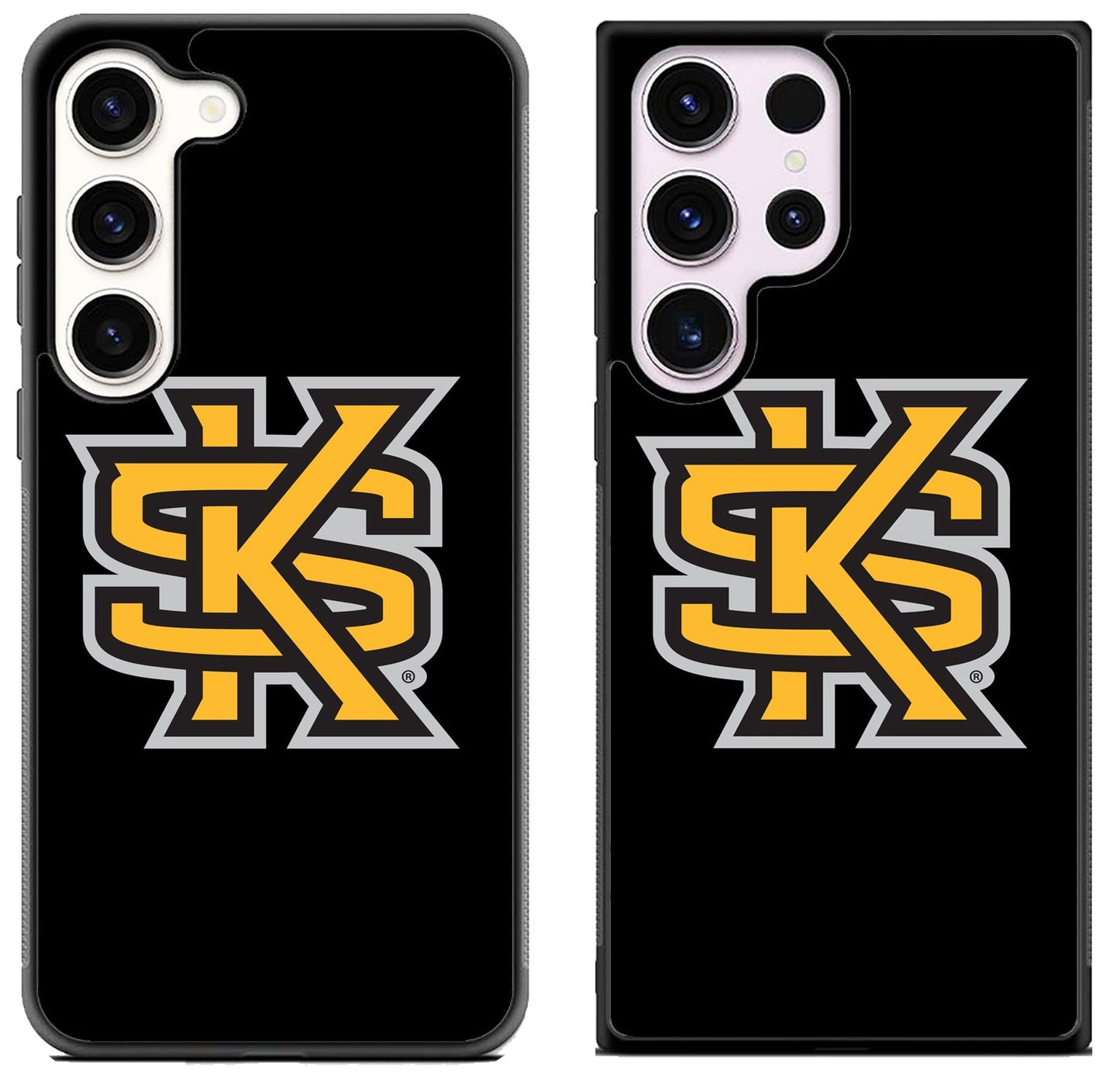 Kennesaw State Owls Black Samsung Galaxy S23 | S23+ | S23 Ultra Case