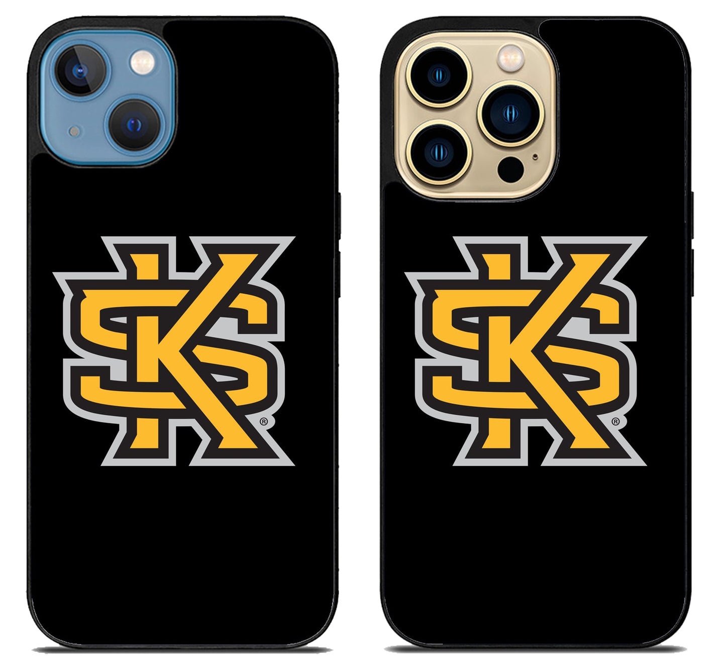 Kennesaw State Owls Black iPhone 14 | 14 Plus | 14 Pro | 14 Pro Max Case