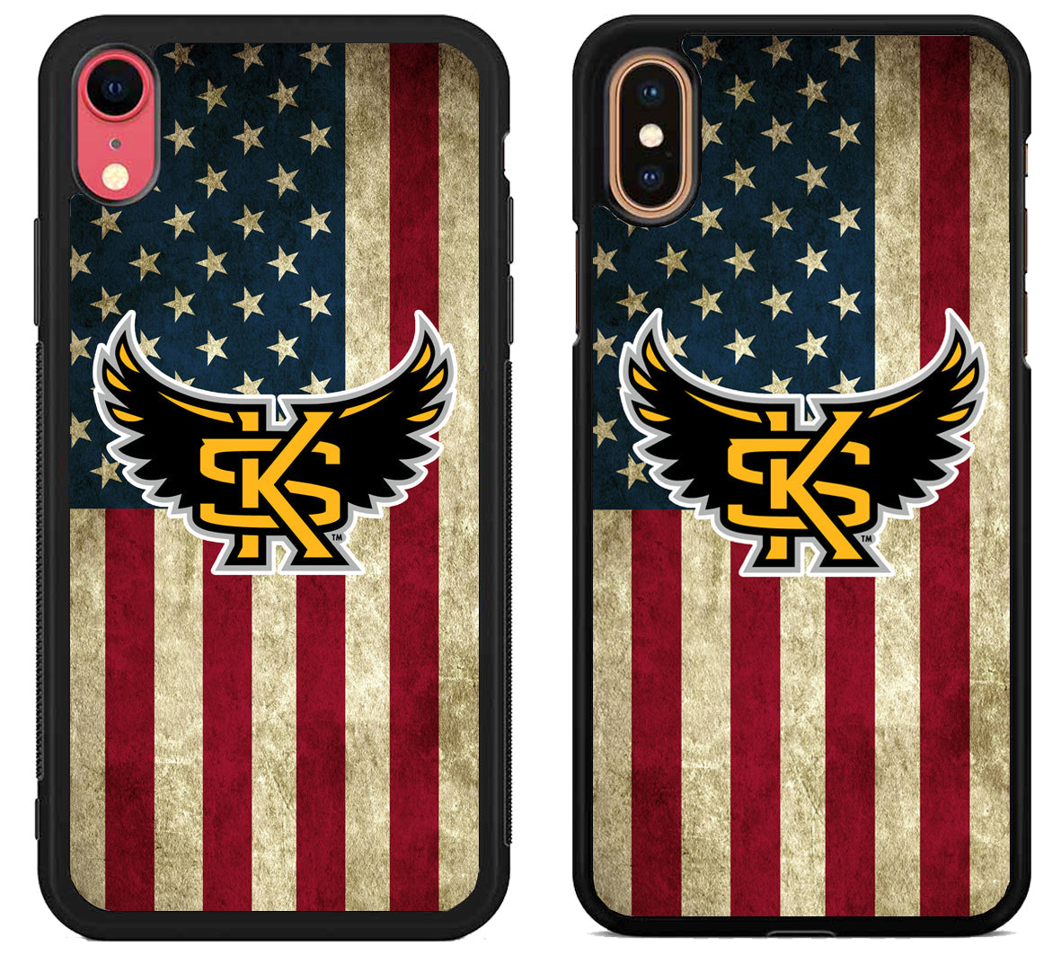 Kennesaw State Owls Flag iPhone X | Xs | Xr | Xs Max Case