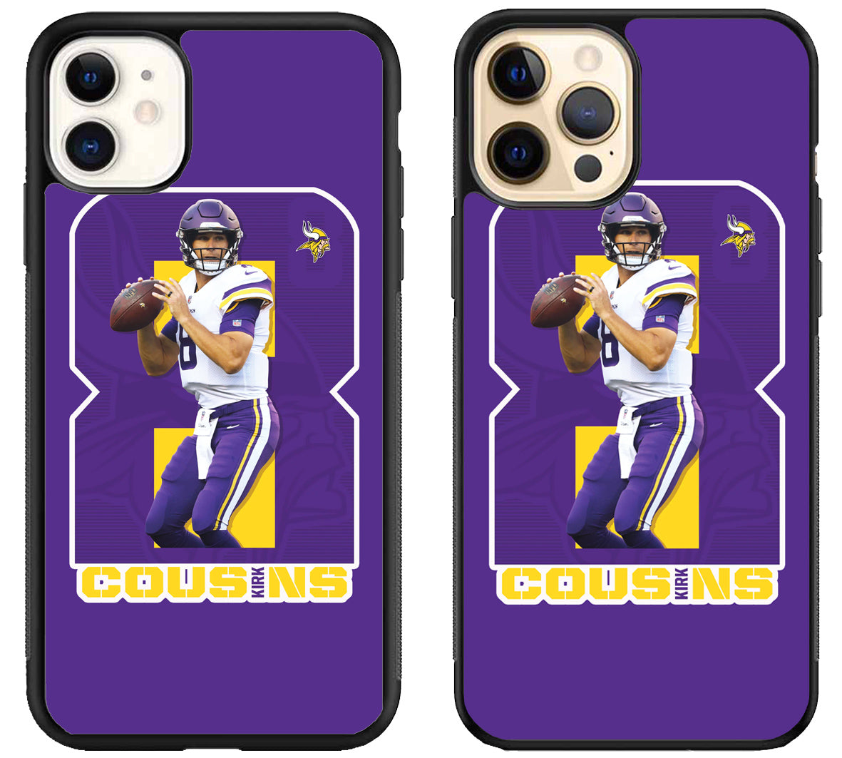 Kirk Cousins Minnesota Vikings iPhone 12 | 12 Mini | 12 Pro | 12 Pro Max Case