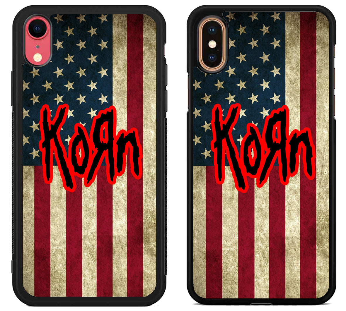 Korn Logo Flag iPhone X | Xs | Xr | Xs Max Case