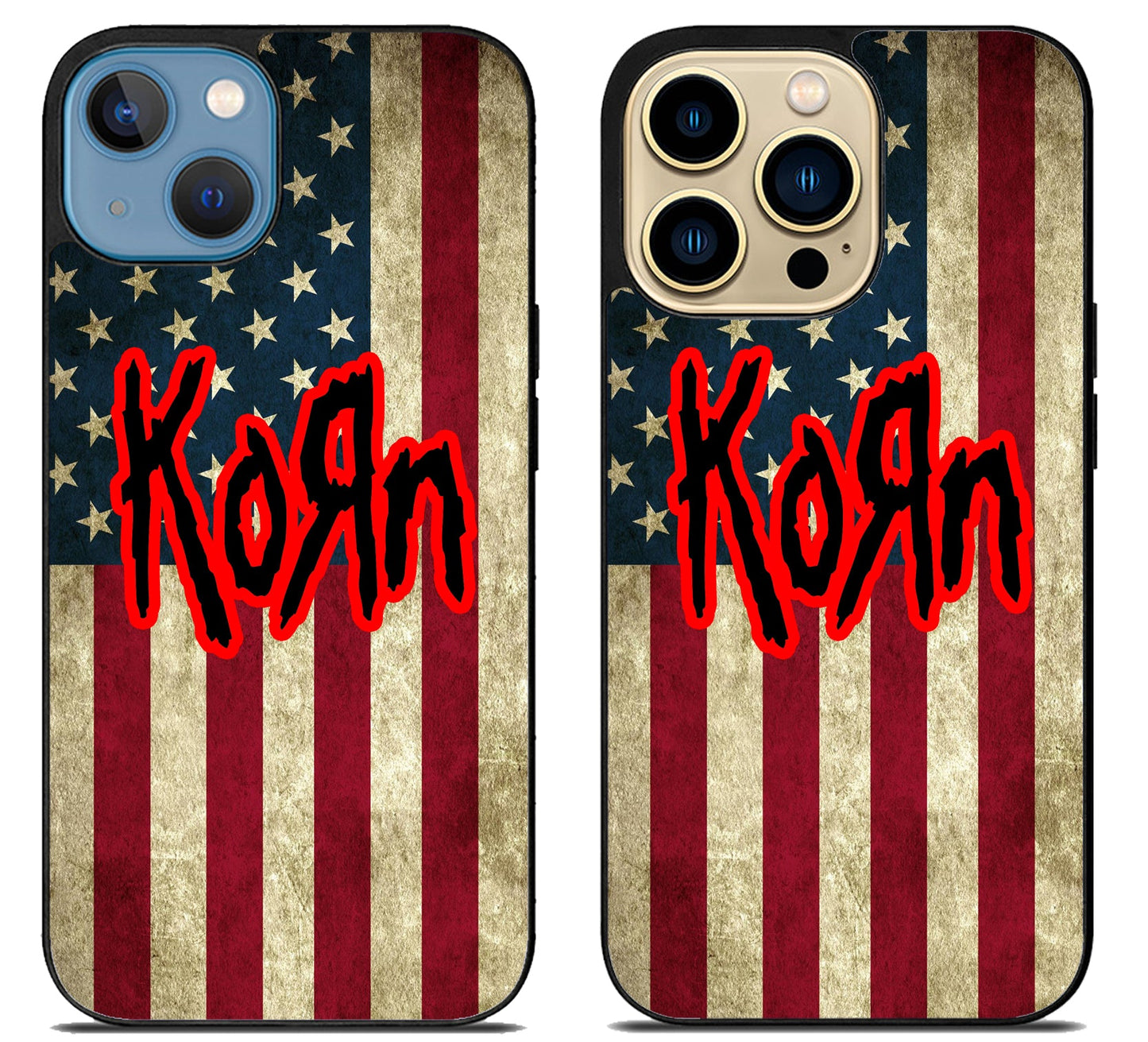 Korn Logo Flag iPhone 14 | 14 Plus | 14 Pro | 14 Pro Max Case