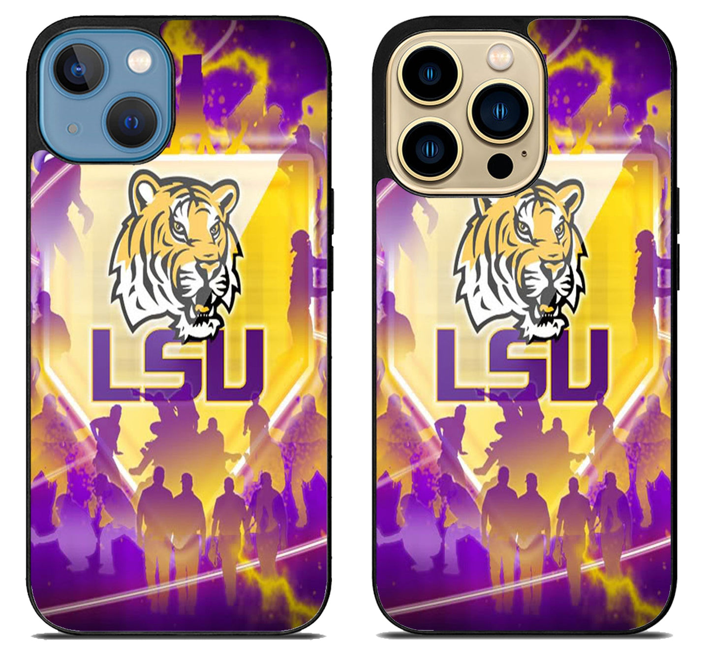 LSU Tigers Background Team iPhone 14 | 14 Plus | 14 Pro | 14 Pro Max Case