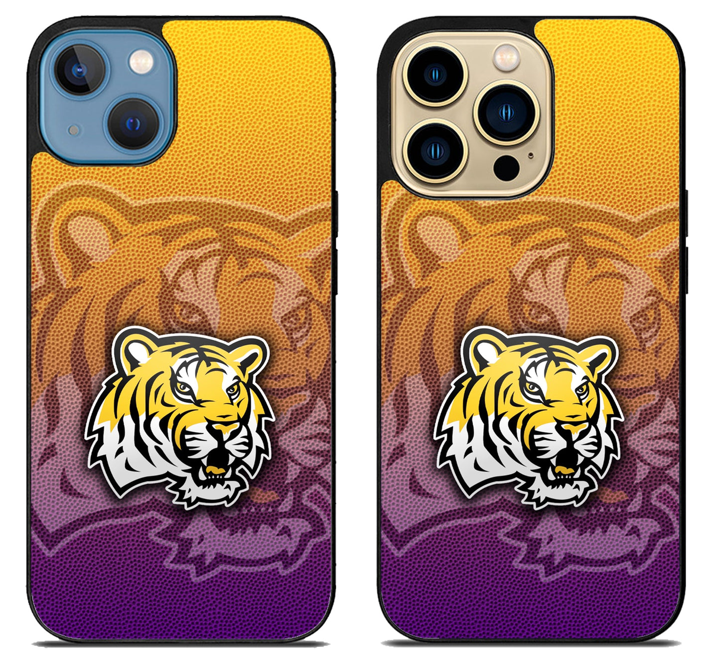 LSU Tigers Background iPhone 14 | 14 Plus | 14 Pro | 14 Pro Max Case