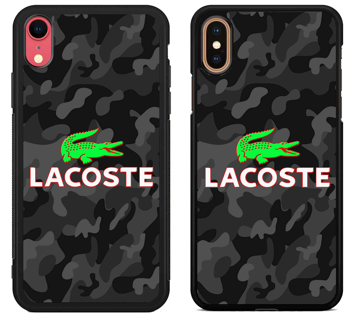 Lacoste Black Camo iPhone X | Xs | Xr | Xs Max Case