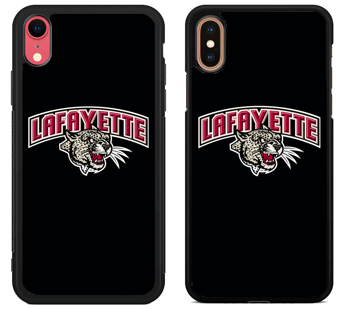 Lafayette Leopards Black iPhone X | Xs | Xr | Xs Max Case