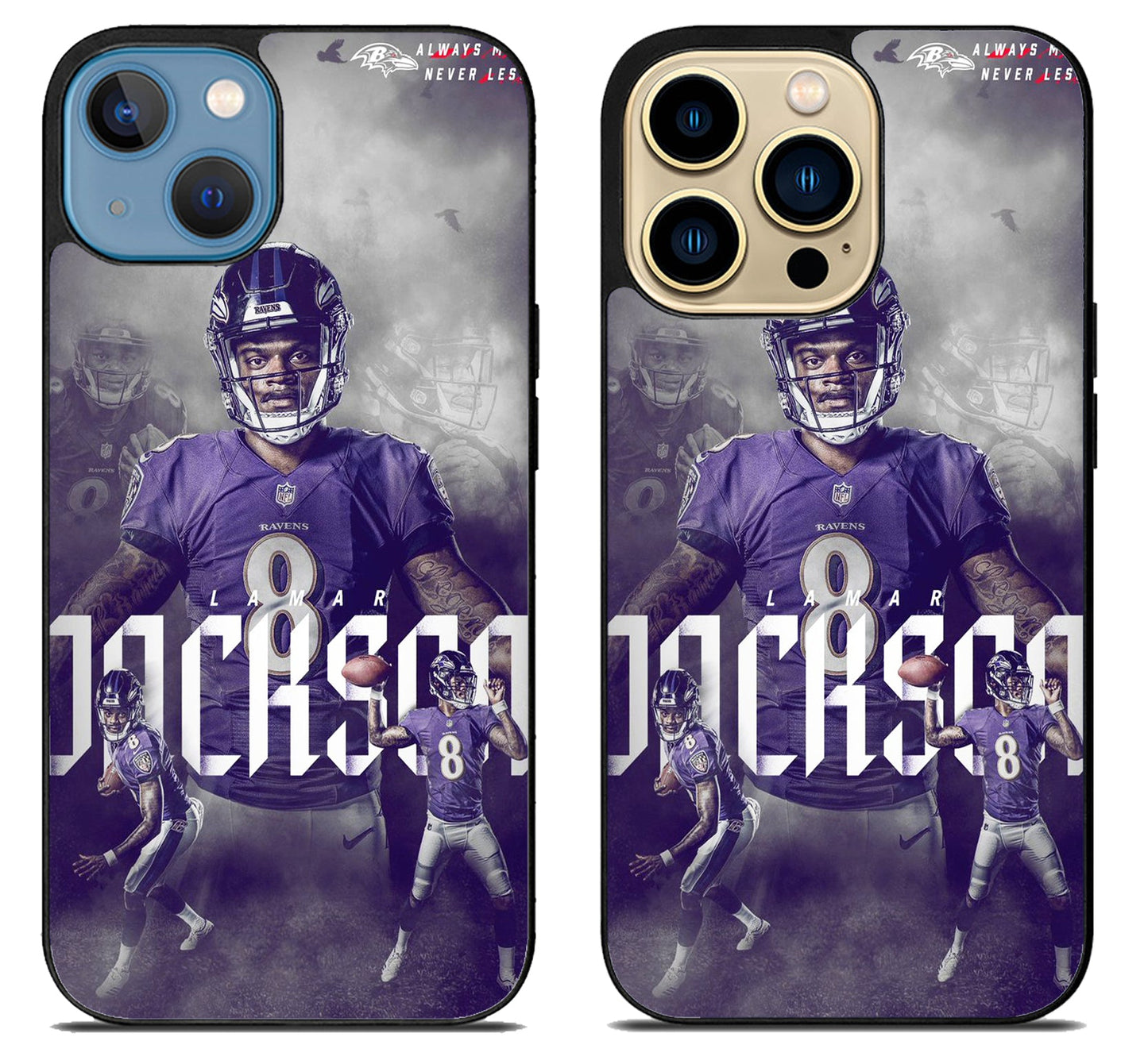Lamar Jackson Baltimore Ravens iPhone 14 | 14 Plus | 14 Pro | 14 Pro Max Case