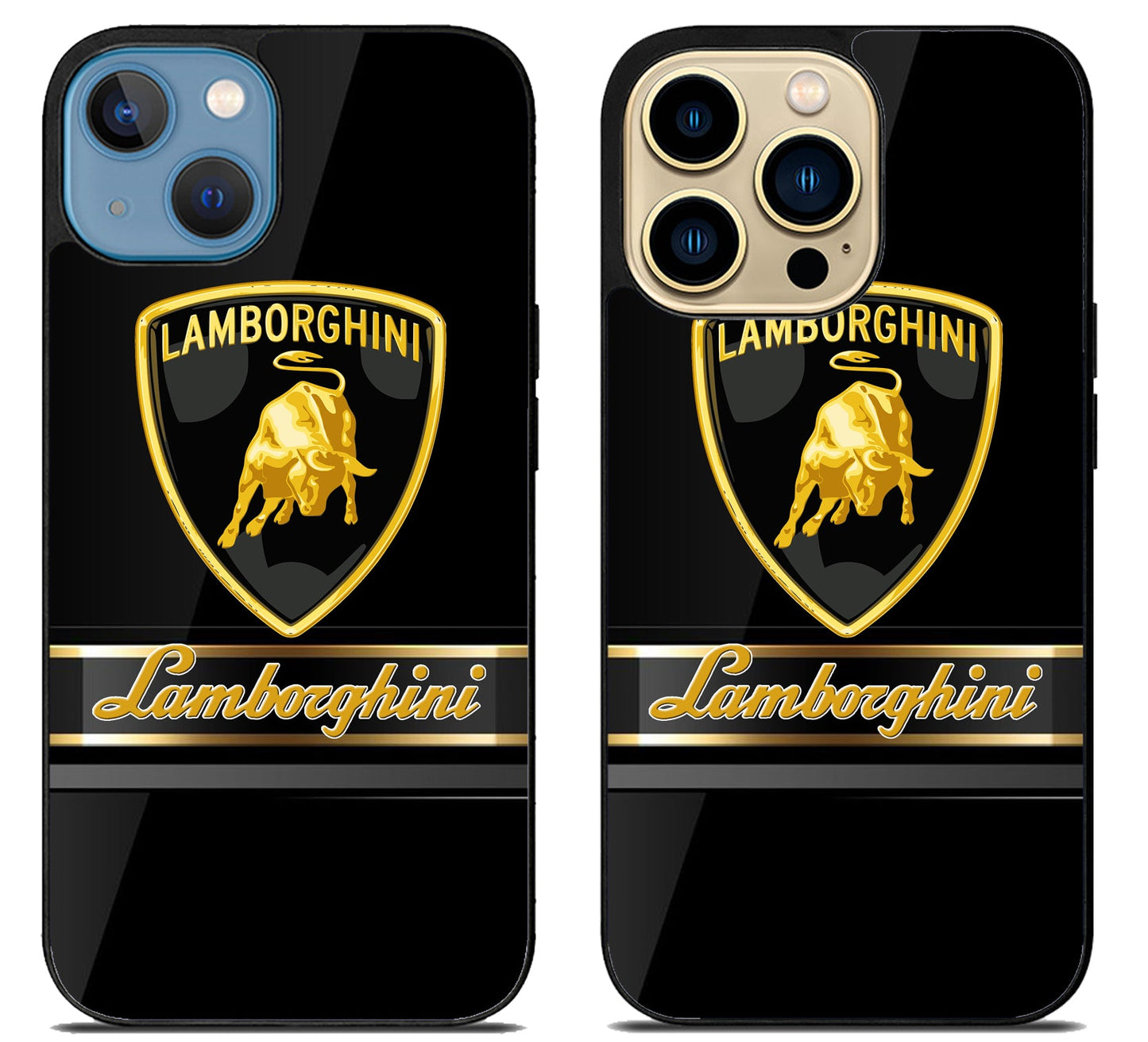 Lamborghini Black Metallic iPhone 14 | 14 Plus | 14 Pro | 14 Pro Max Case