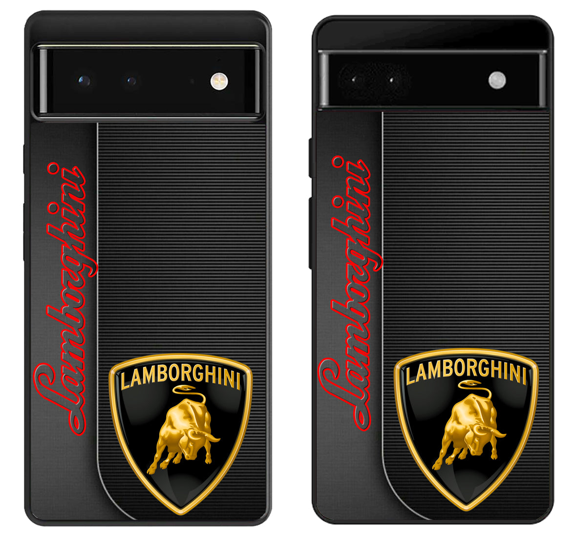 Lamborghini Black Red Google Pixel 6 | 6A | 6 Pro Case