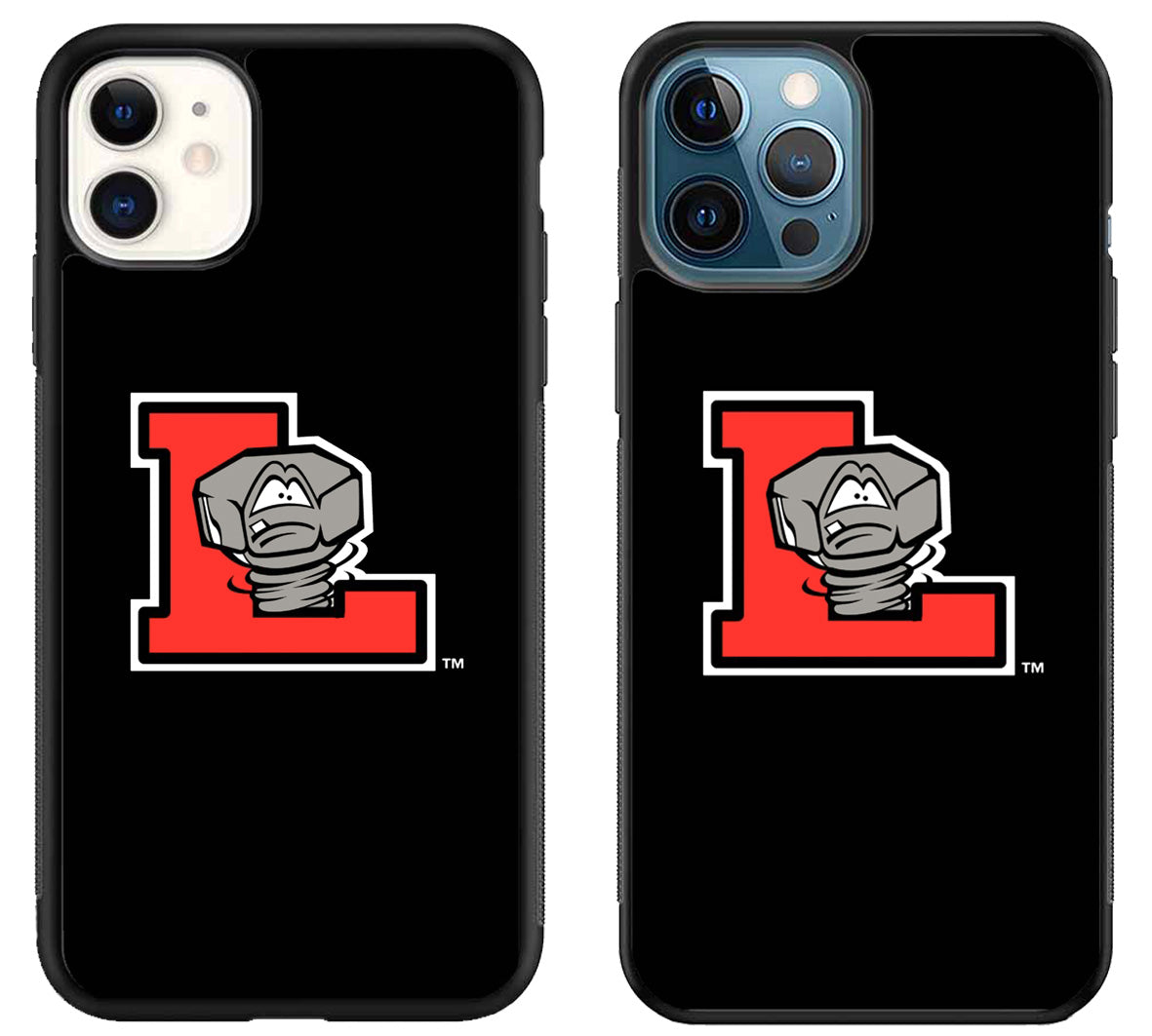 Lansing Lugnuts Logo Black iPhone 11 | 11 Pro | 11 Pro Max Case