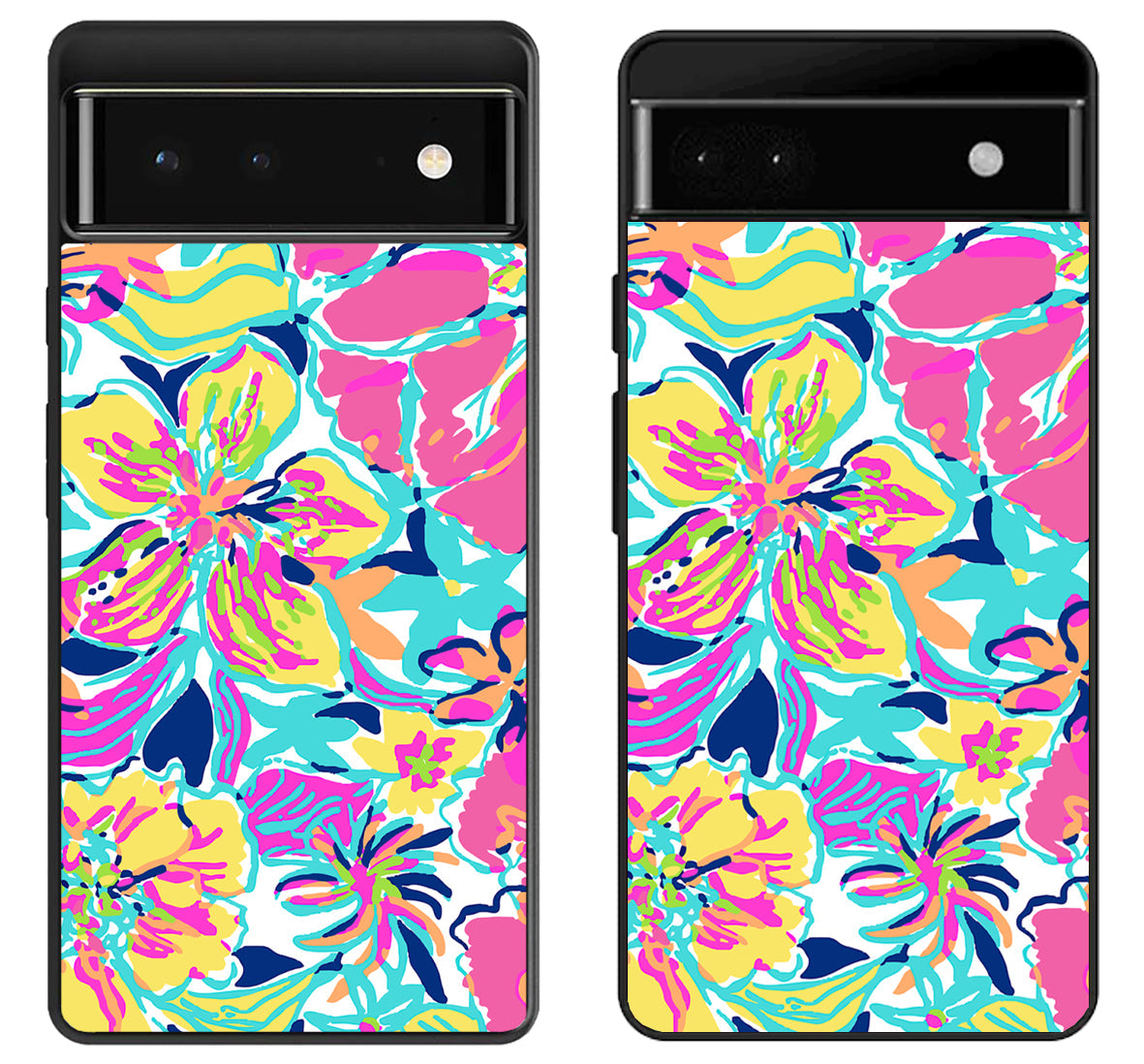 Lilly Pulitzer Flowers Google Pixel 6 | 6A | 6 Pro Case