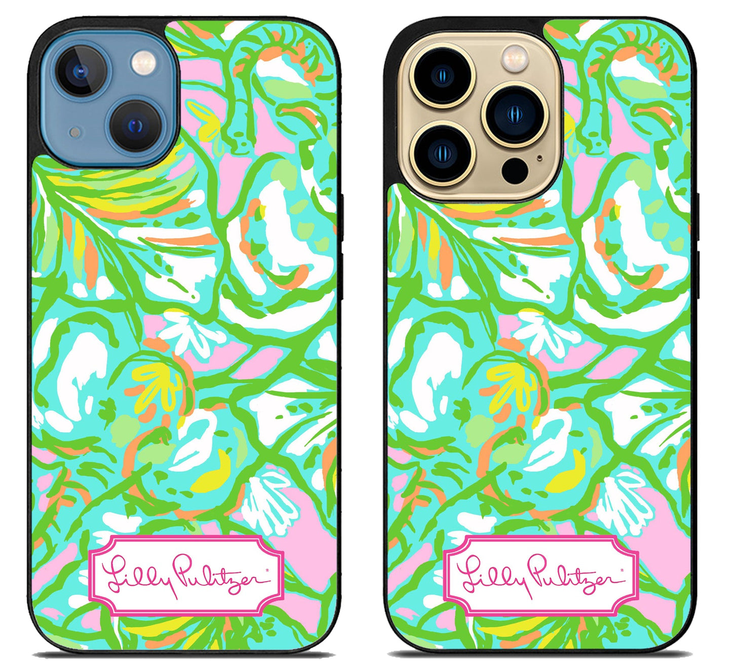 Lilly Pulizer Pattern iPhone 14 | 14 Plus | 14 Pro | 14 Pro Max Case