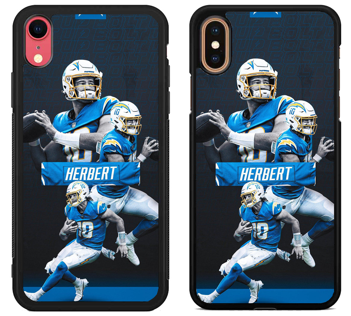 LA Charger Justin Herbert Collage iPhone X | Xs | Xr | Xs Max Case