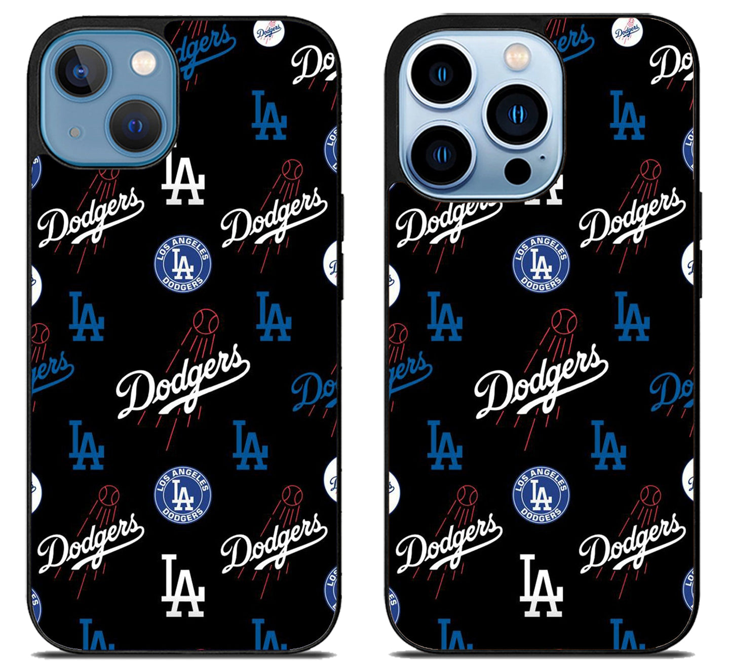 Los Angeles Dodgers Logo Collage iPhone 13 | 13 Mini | 13 Pro | 13 Pro Max Case
