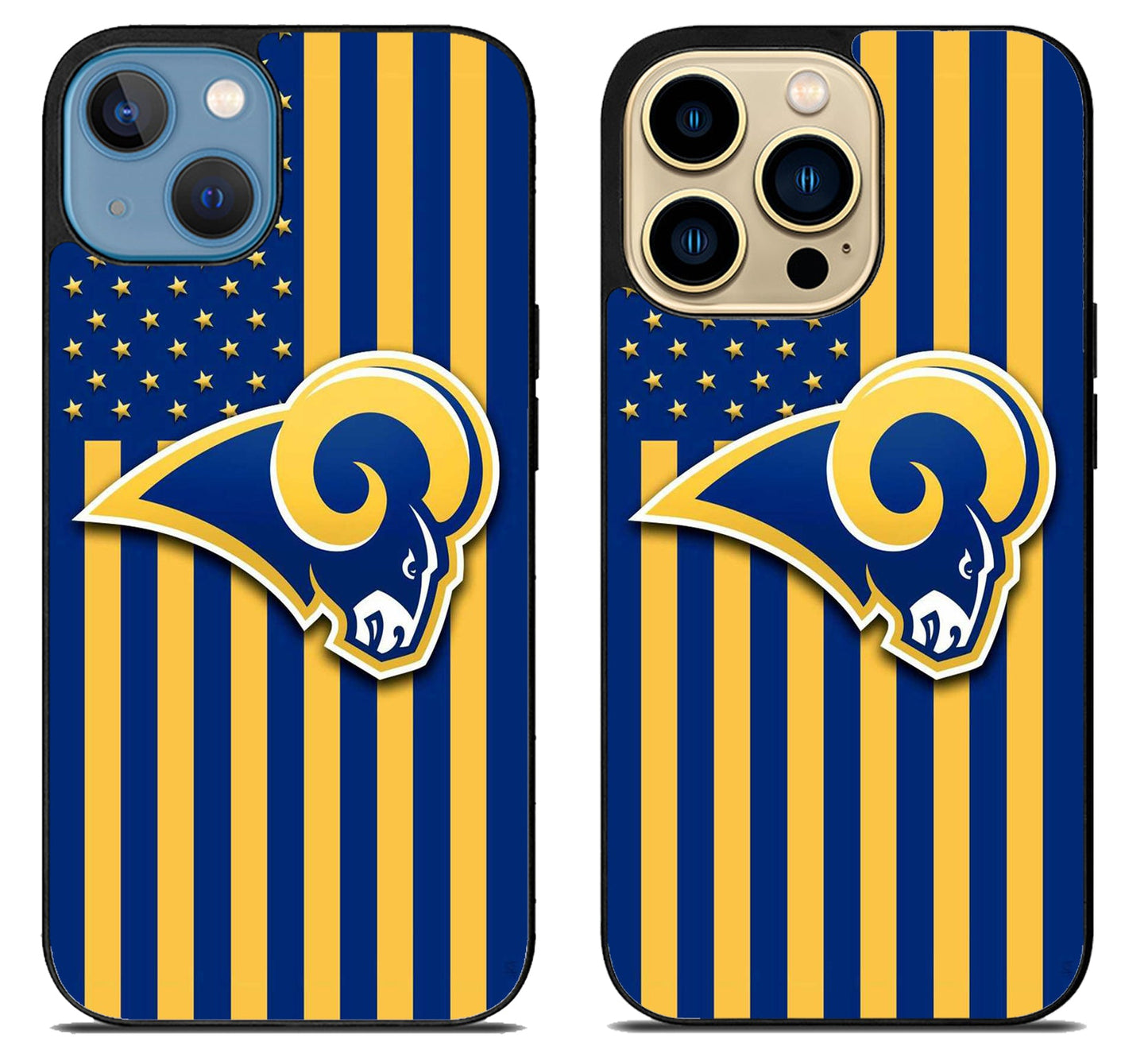 Los Angeles Rams Logo Flag iPhone 14 | 14 Plus | 14 Pro | 14 Pro Max Case