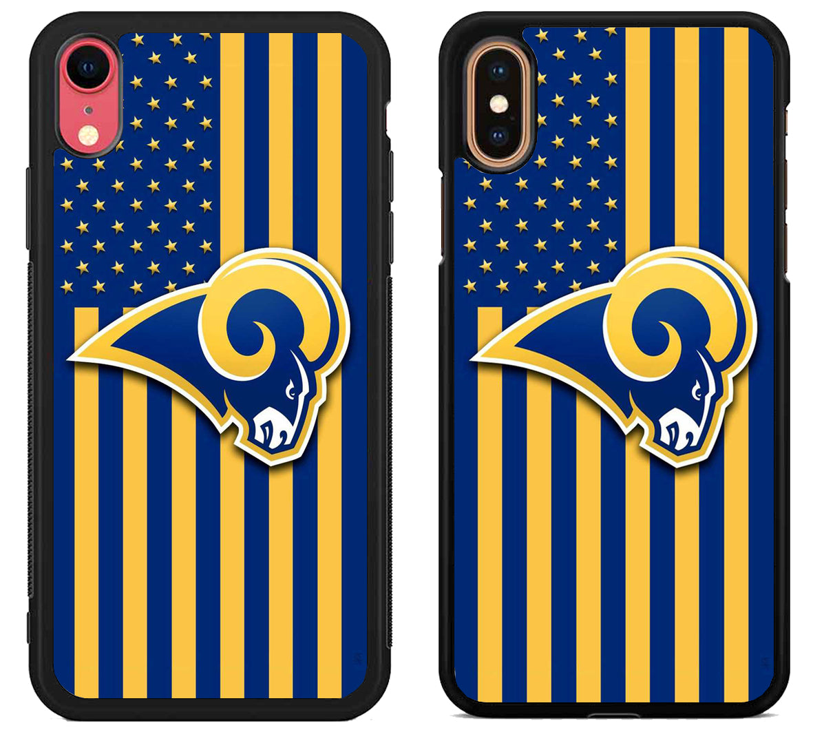 Los Angeles Rams Logo Flag iPhone X | Xs | Xr | Xs Max Case