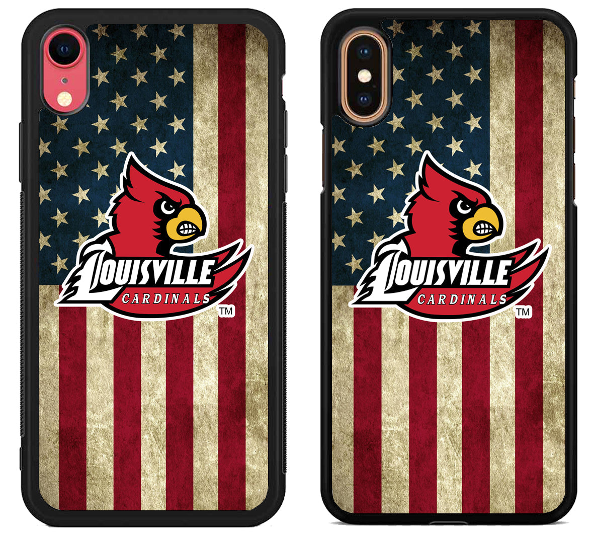 Louisville Cardinals Flag iPhone X | Xs | Xr | Xs Max Case