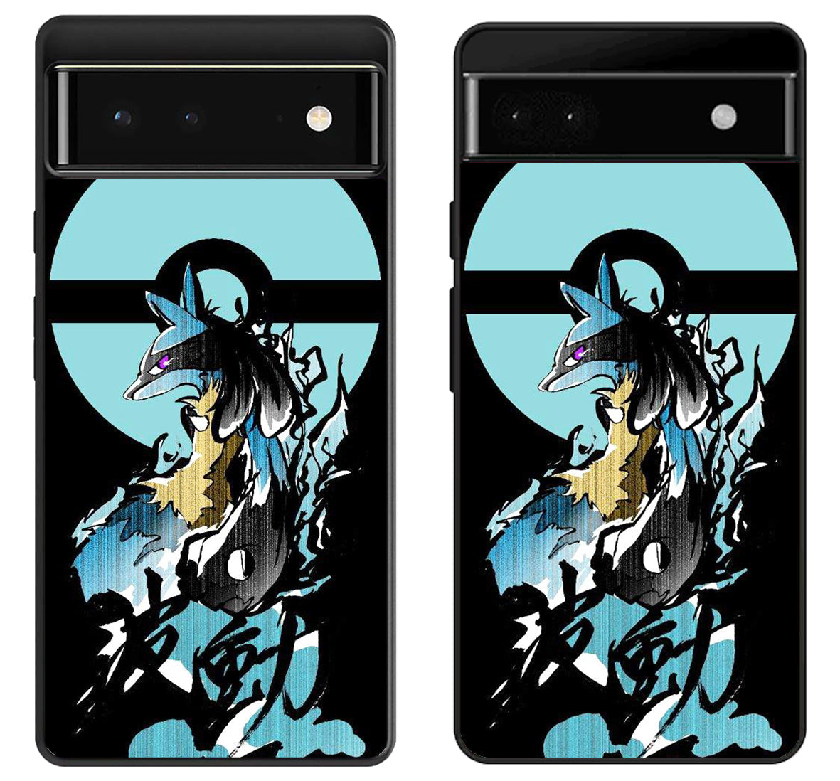 Lucario Pokemon Black Google Pixel 6 | 6A | 6 Pro Case
