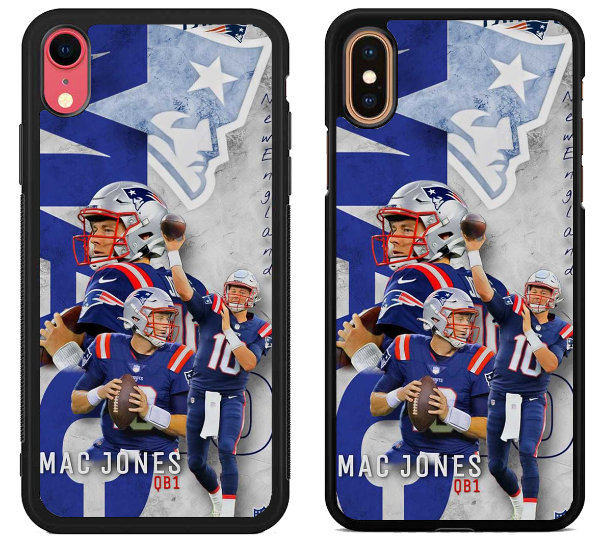 Mac Jones New England Patriots Collage iPhone X | Xs | Xr | Xs Max Case
