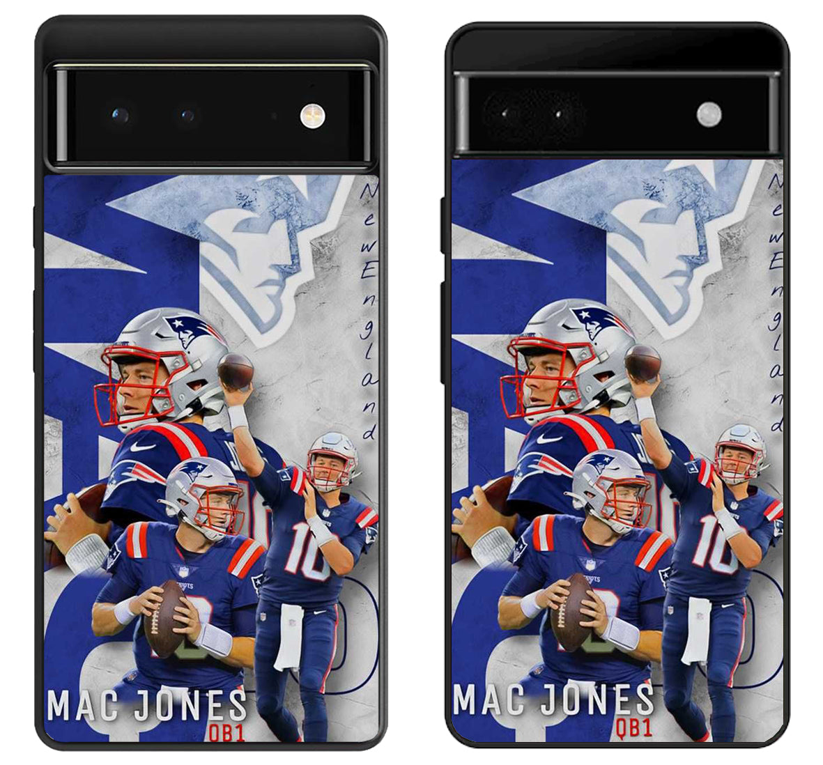 Mac Jones New England Patriots Collage Google Pixel 6 | 6A | 6 Pro Case