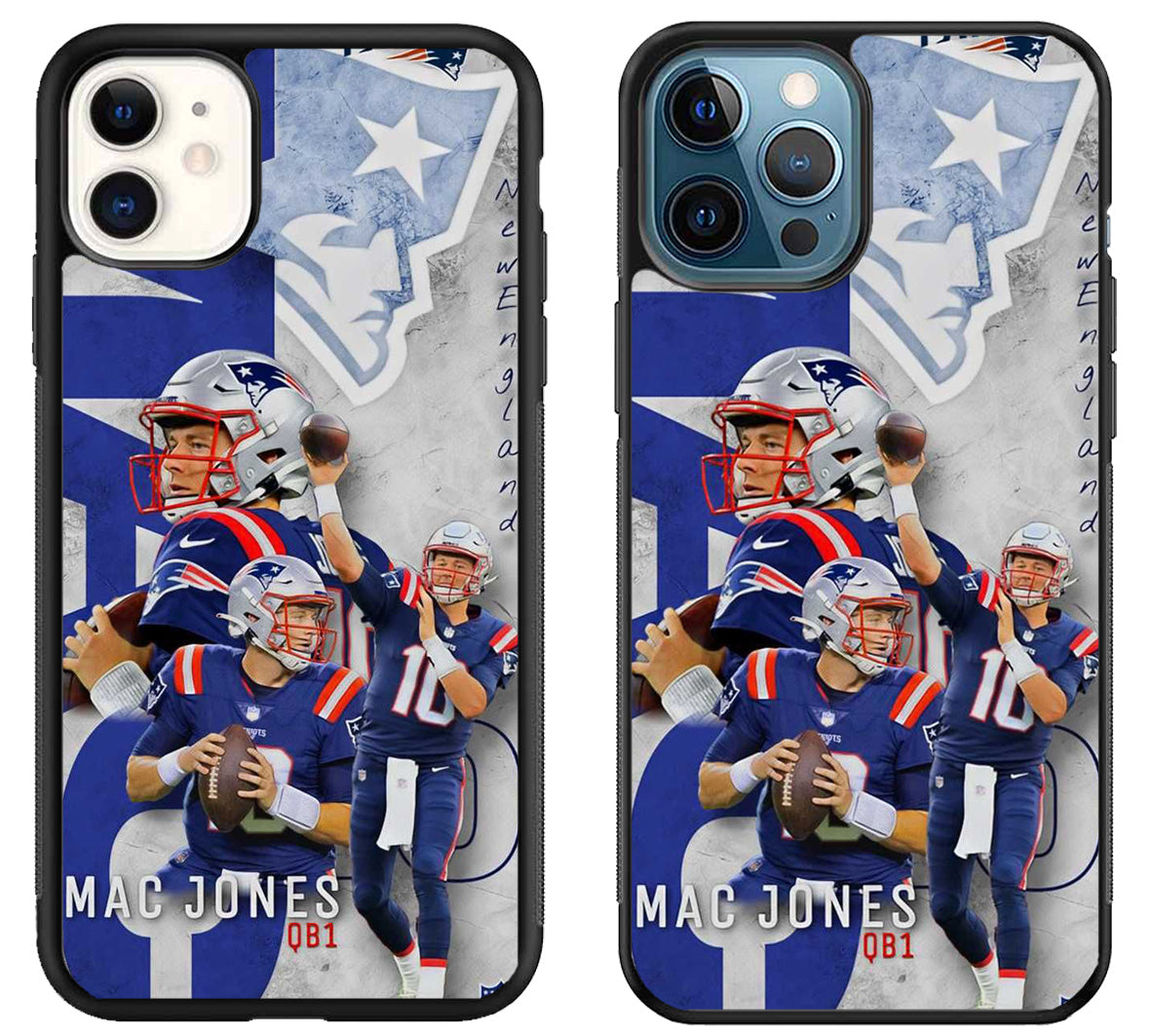 Mac Jones New England Patriots Collage iPhone 11 | 11 Pro | 11 Pro Max Case