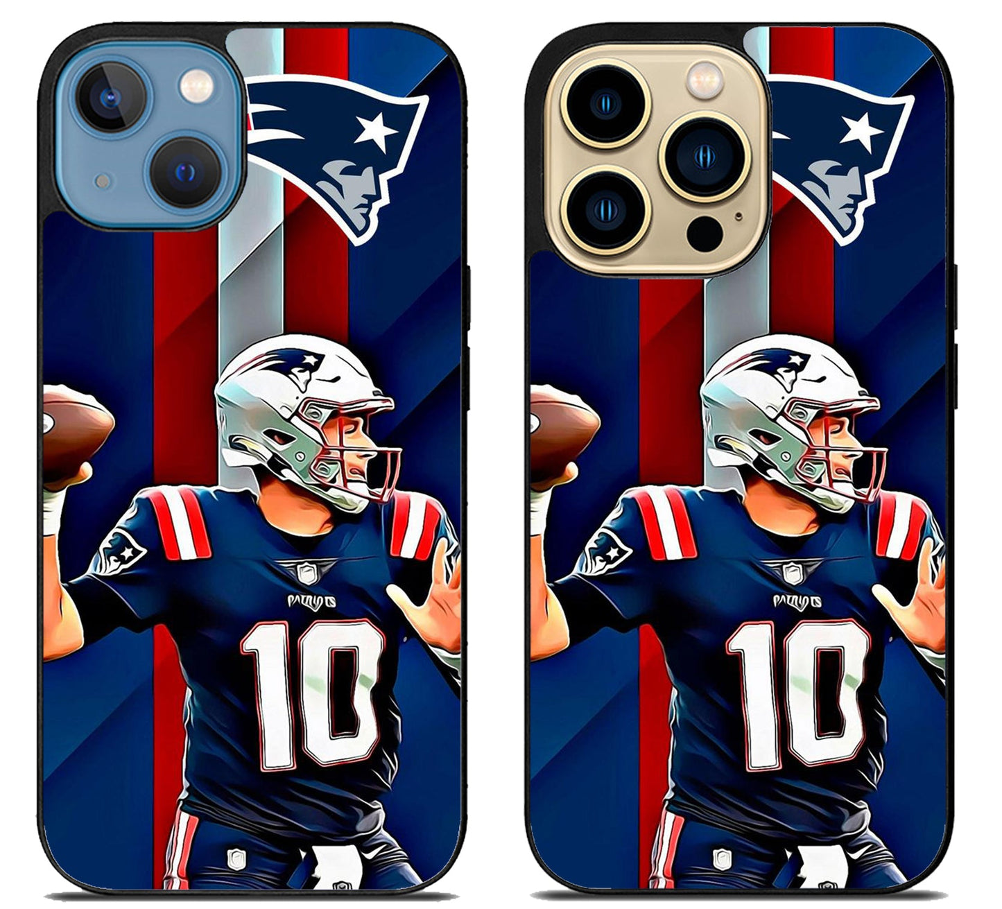 Mac Jones New England Patriots Style iPhone 14 | 14 Plus | 14 Pro | 14 Pro Max Case