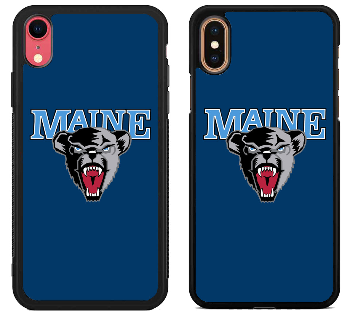 Maine Black Bears Blue iPhone X | Xs | Xr | Xs Max Case