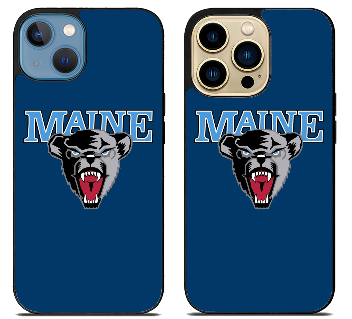Maine Black Bears Blue iPhone 14 | 14 Plus | 14 Pro | 14 Pro Max Case