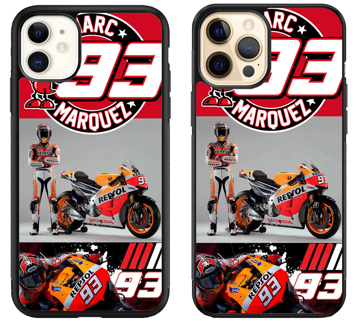 Marc Marquez Collage iPhone 12 | 12 Mini | 12 Pro | 12 Pro Max Case