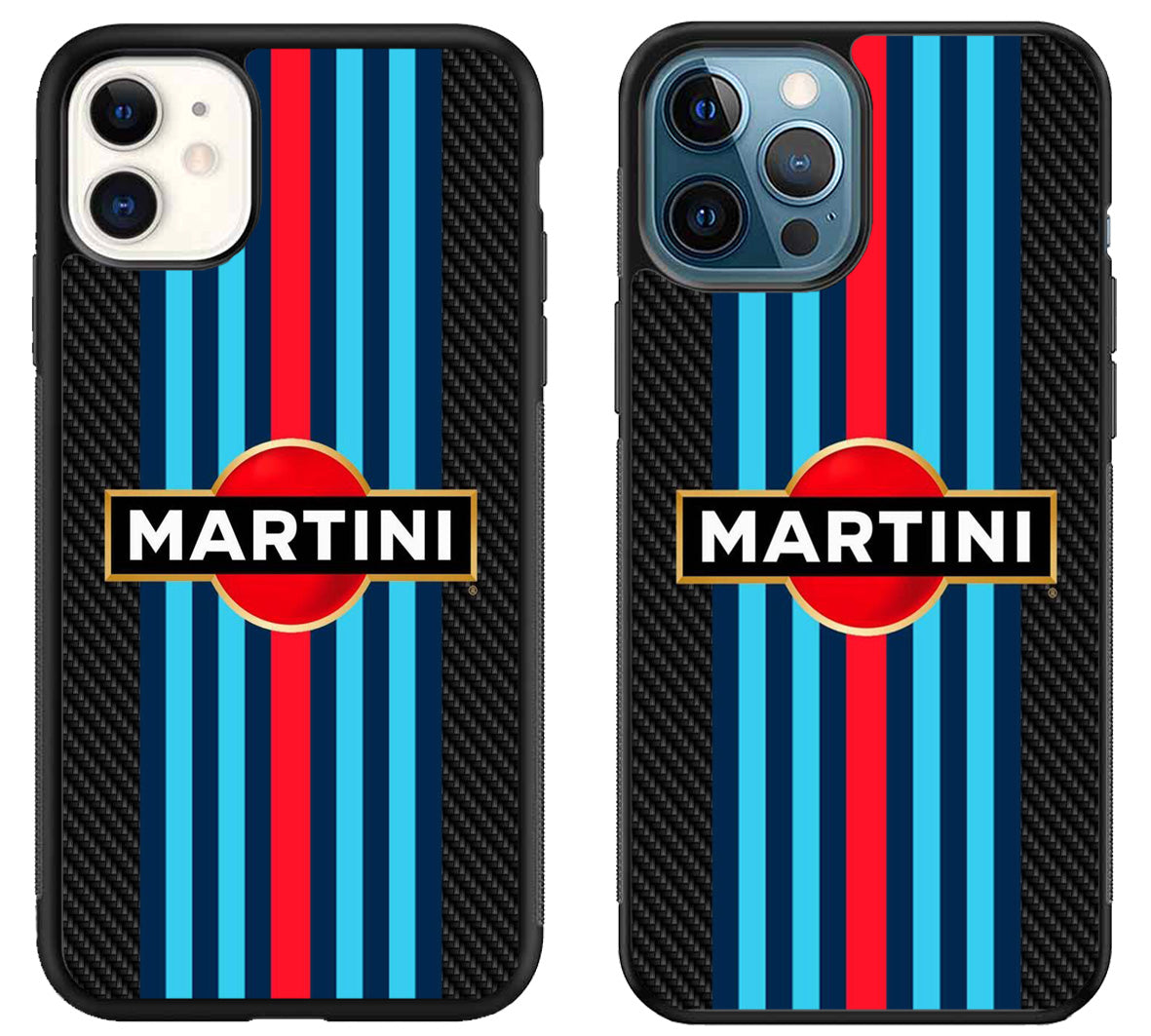 Martini racing Black Carbon Stripe iPhone 11 | 11 Pro | 11 Pro Max Case