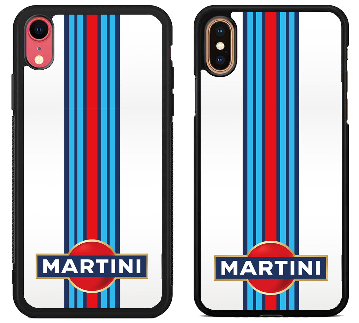 Martini racing Logo Striped iPhone X | Xs | Xr | Xs Max Case
