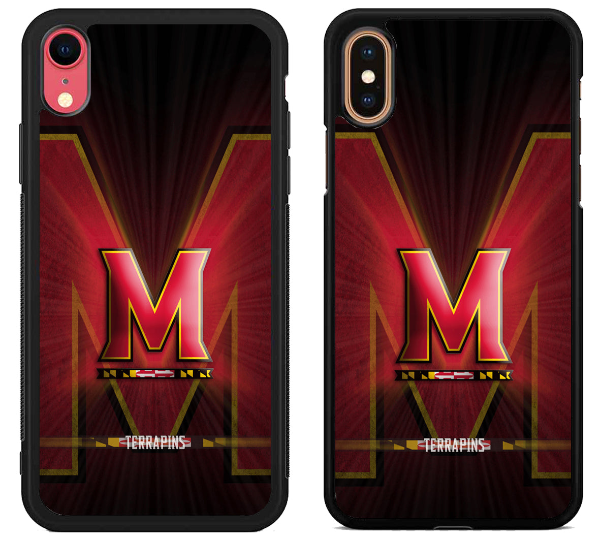 Maryland Terrapins Background iPhone X | Xs | Xr | Xs Max Case