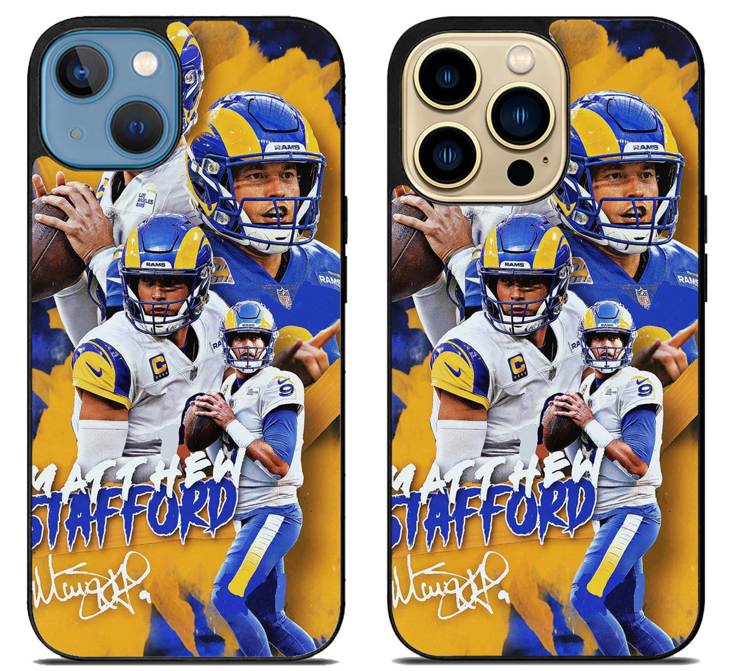 Matthew Stafford Signature Collage iPhone 14 | 14 Plus | 14 Pro | 14 Pro Max Case