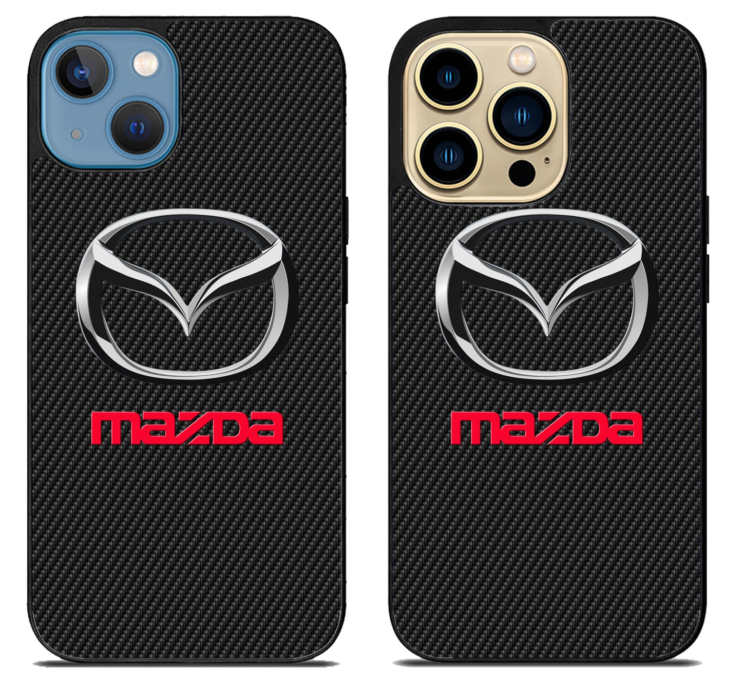 Mazda Black Carbon iPhone 14 | 14 Plus | 14 Pro | 14 Pro Max Case