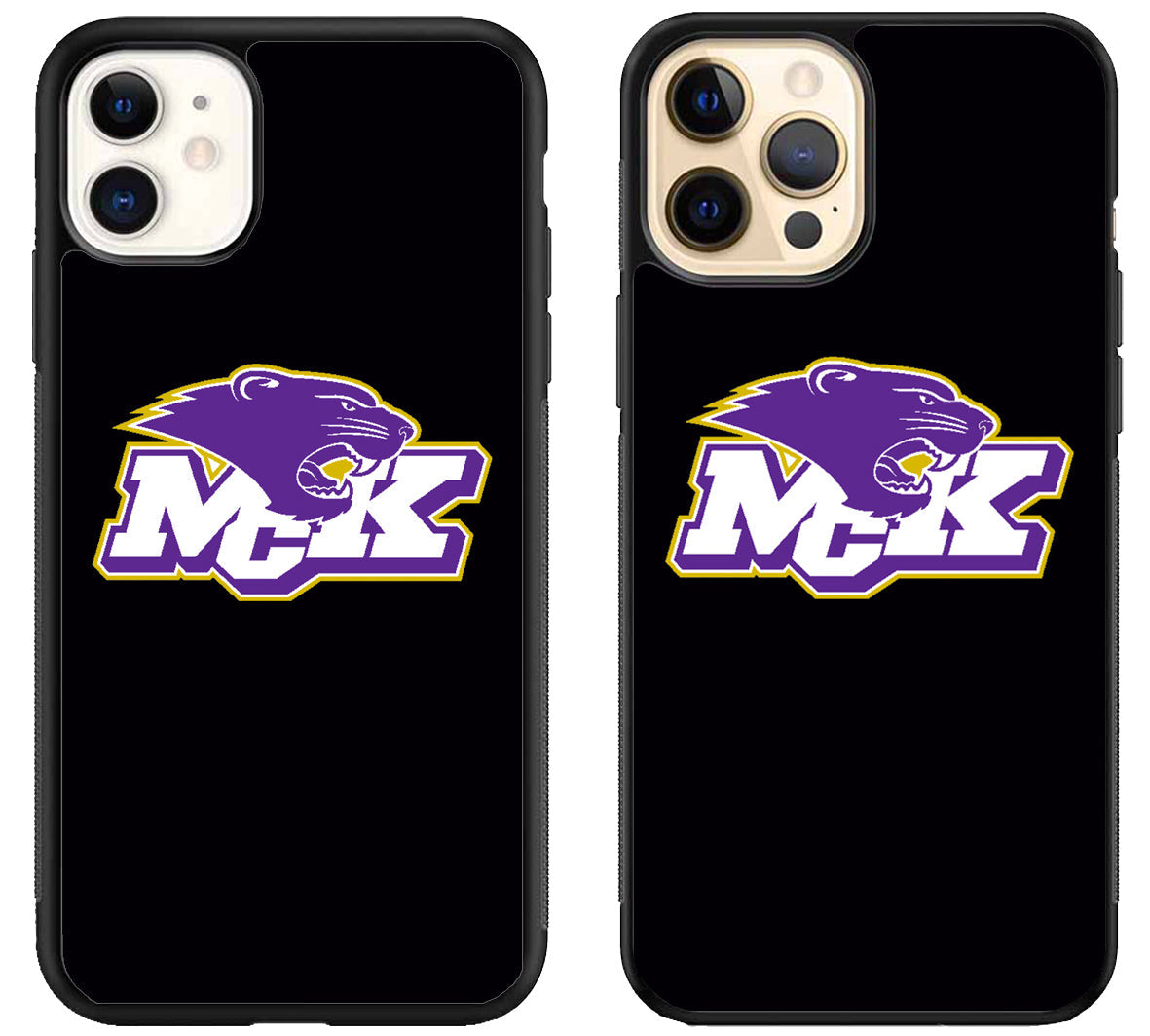 McKendree Bearcats Black iPhone 12 | 12 Mini | 12 Pro | 12 Pro Max Case