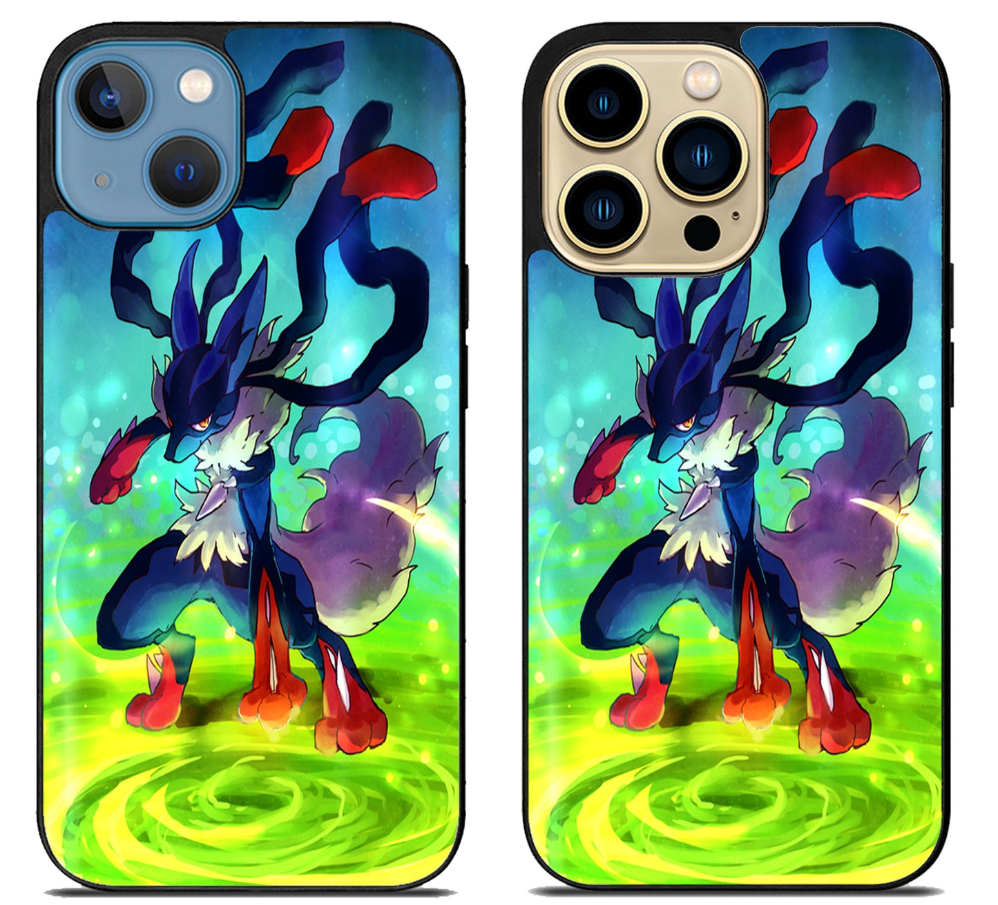 Mega Lucario Pokemon iPhone 14 | 14 Plus | 14 Pro | 14 Pro Max Case