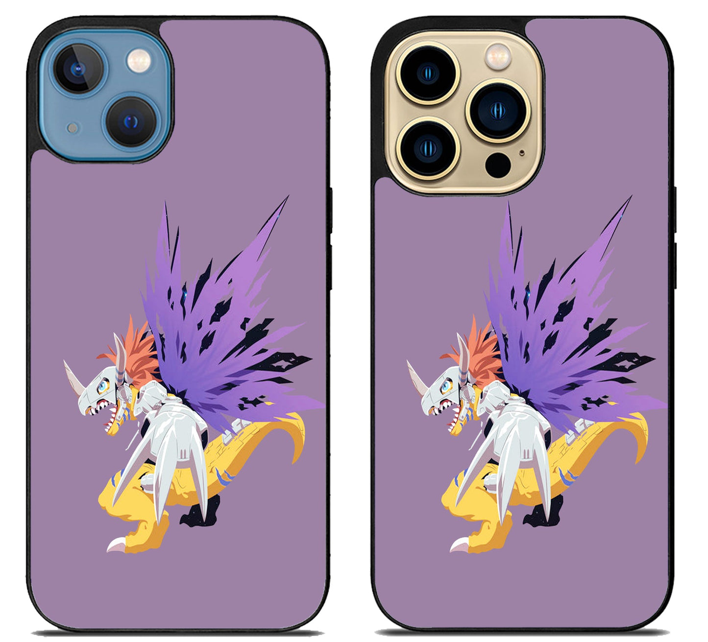 MetalGreymon Digimon Purple iPhone 14 | 14 Plus | 14 Pro | 14 Pro Max Case