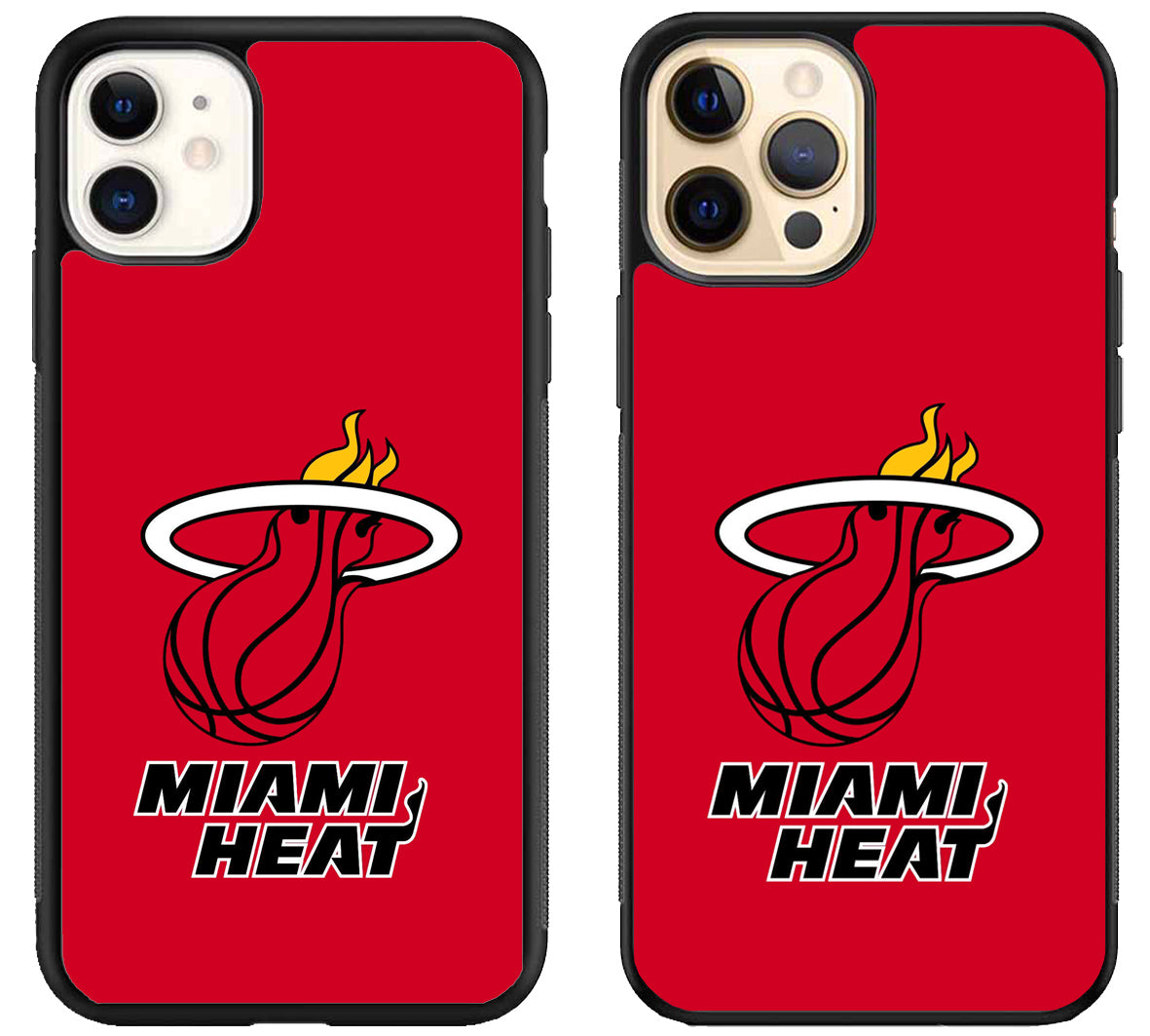 Miami Heat Red iPhone 12 | 12 Mini | 12 Pro | 12 Pro Max Case